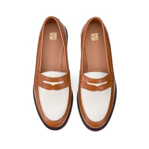 Mocassins em pele bicolor LA REDOUTE COLLECTIONS