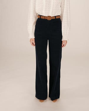 Broek in ribfluweel SAMBA GRACE & MILA