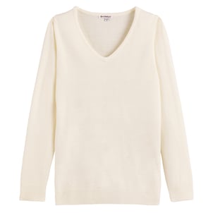Pull col V, fine maille au toucher très doux ANNE WEYBURN