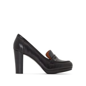 Cuir Redoute Femme Noir La Mocassin 7UTZAwq7