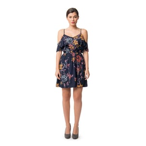 Lot 2 Pièces : Robe Bretelle + Surchemise Voile - Taille 40-42 Occasion Bon État