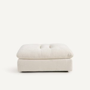Repose-pieds modulable velours chenille, Giuliano AM.PM
