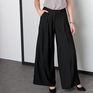 Ladies' Wide Leg & Loose Fit Trousers | La Redoute