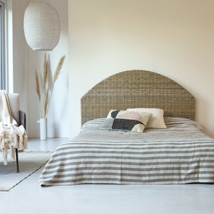 Tête de lit en kubu 160 cm LOUISON TIKAMOON