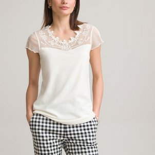 T-Shirt mit rundem Ausschnitt ANNE WEYBURN image