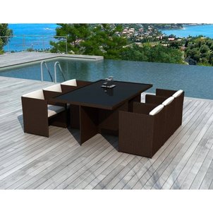 Salon de jardin - Table, chaises Delorm | La Redoute Salon de jardin - Table, chaises Delorm | La Redoute