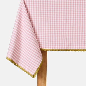 Nappe motif vichy tissé teint coton/lin Trattoria LA REDOUTE INTERIEURS