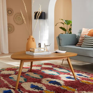 Quilda Vintage Oak and Veneer Coffee Table LA REDOUTE INTERIEURS