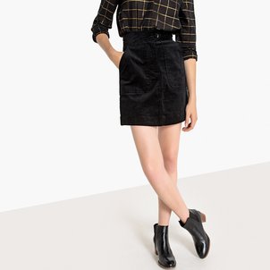 Юбка LaRedoute Короткая 40 (FR) - 46 (RUS) каштановый Юбка LaRedoute Короткая 40 (FR) - 46 (RUS) каштановый