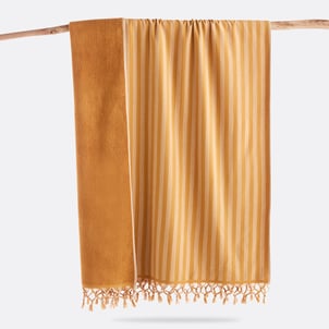 Fouta XL doublée éponge 360 g/m2, Ischia LA REDOUTE INTERIEURS