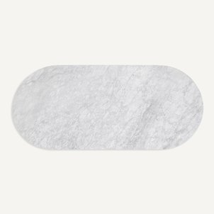 Plateau de table ovale en marbre, L220 cm, Ovalo AM.PM