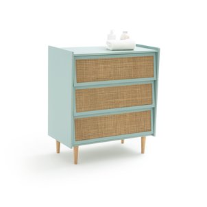 Taga Cane Detail Chest of 3 Drawers LA REDOUTE INTERIEURS