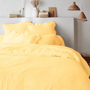 Housse de couette unie en gaze de coton, Kumla LA REDOUTE INTERIEURS
