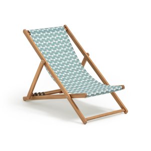 Cadeira de praia Amezza, em acácia e tecido LA REDOUTE INTERIEURS