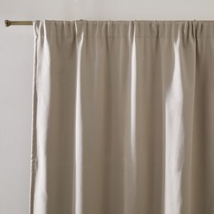 Thermogordijn, fleece, gerimpelde bies en golf, Panason LA REDOUTE INTERIEURS