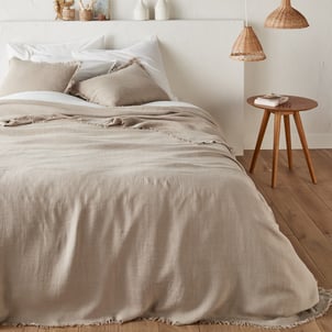 Beddensprei in gewassen linnen, Linange LA REDOUTE INTERIEURS