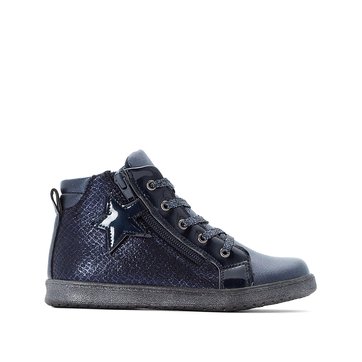 Zapatillas de caña alta con cremallera y estrellas, del 26 al 36 LA REDOUTE COLLECTIONS