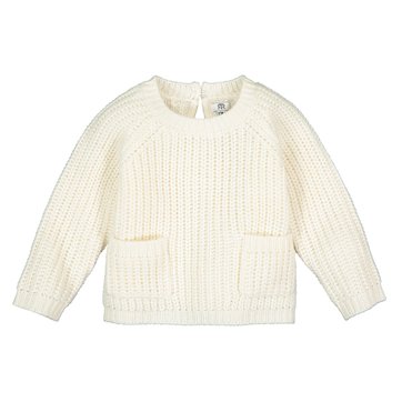 Camisola de gola redonda, malha grossa, 3 meses-4 anos LA REDOUTE COLLECTIONS