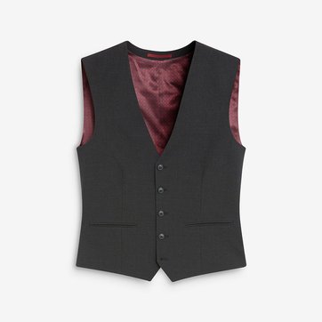 Costume Noir Gilet Gris La Redoute