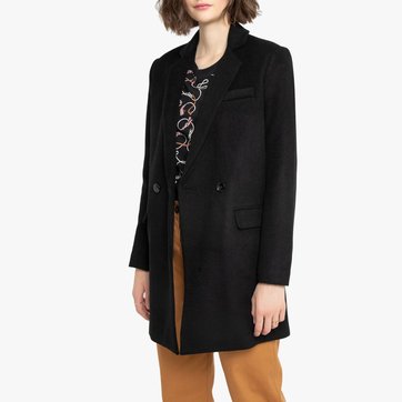 Manteau noir femme redoute Manteau noir femme redoute