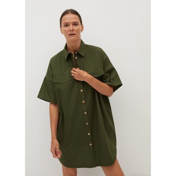 Robe Chemise En Solde Mango La Redoute