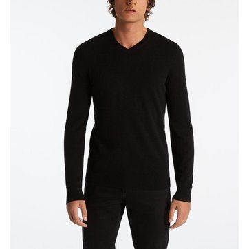 Pull noir col v | La Redoute Pull chemise 2 en 1 col v manches longues Ugholin | La Redoute