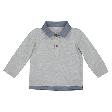 Camisola 2 em 1, gola polo, 1 mês-4 anos LA REDOUTE COLLECTIONS