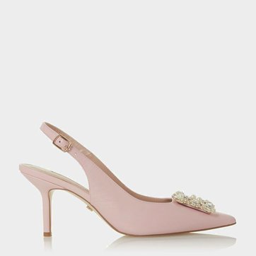 escarpin rose vernis