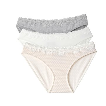 Cuecas para grávida, lote de 3 LA REDOUTE MATERNIDADE
