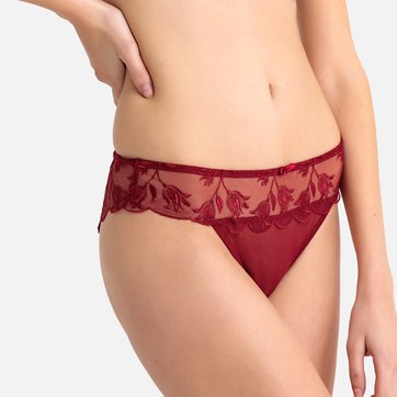 Cuecas cavadas, em tule bordado LA REDOUTE COLLECTIONS