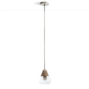 Hängeleuchte Nasoa, Glas und Holz Hängeleuchte Nasoa, Glas und Holz LA REDOUTE INTERIEURS