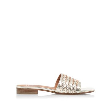 sandales cuir tressé