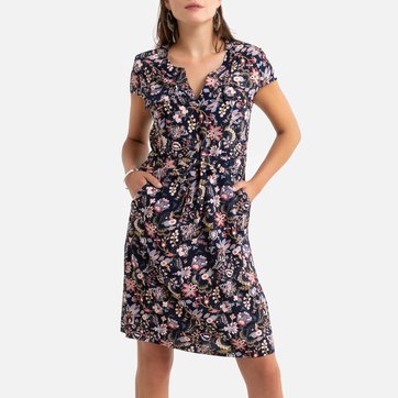 Vestido fluido com estampado floral ANNE WEYBURN