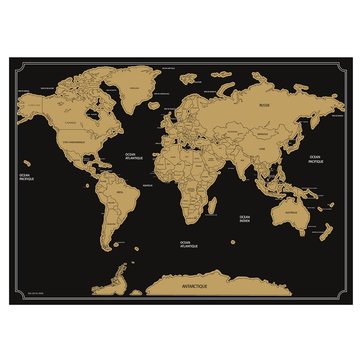 Carte Du Monde à Gratter La Redoute