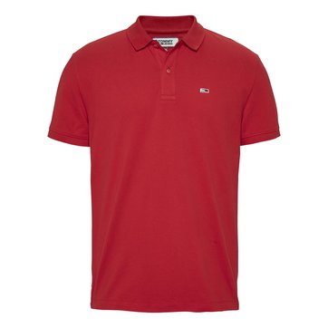 Polo direito em malha piqué stretch, Classics TOMMY JEANS