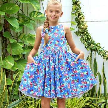 robe ete bleu roi