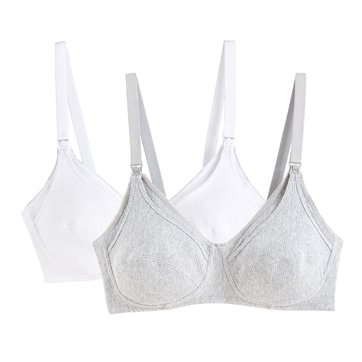 Lot de 2 soutiens-gorge d'allaitement en coton LA REDOUTE COLLECTIONS