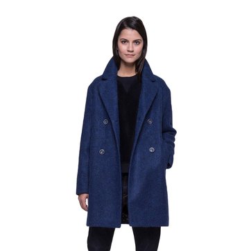 Manteau laine et alpaga | La Redoute Manteau femme rétro camel en alpaga Chemins Blancs