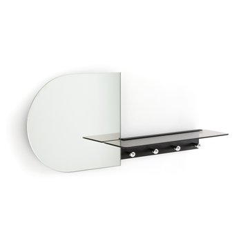Wandgarderobe Seventy mit Spiegel, Metall und Glas LA REDOUTE INTERIEURS