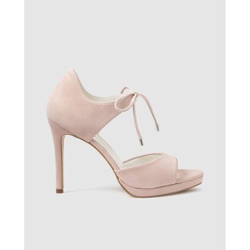 escarpin rose poudré pailleté