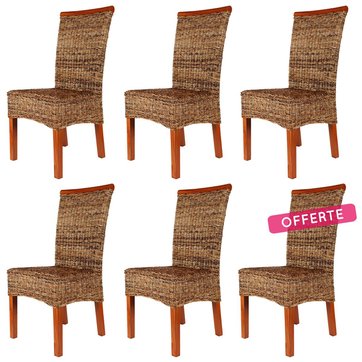 Lot De 6 Chaises Salle A Manger La Redoute