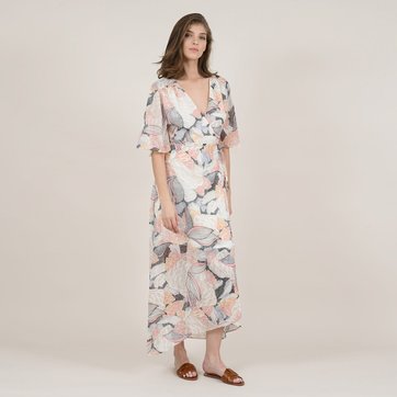 Kurzärmeliges Wickelkleid Kurzärmeliges Wickelkleid MOLLY BRACKEN