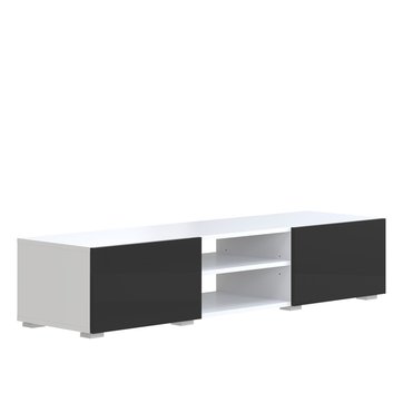 Meuble Tv Laquee Blanc La Redoute