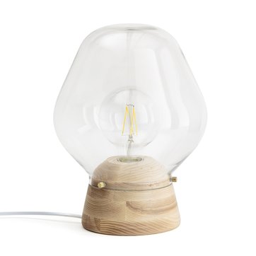Tischleuchte Nasoa aus Glas und Holz LA REDOUTE INTERIEURS