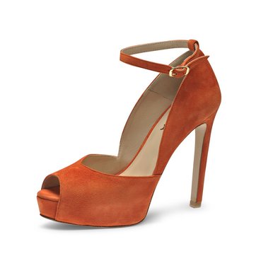 escarpins corail petit talon