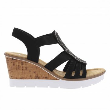 chaussure avec talon compensé