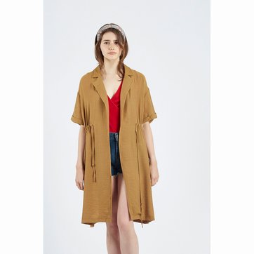 Trench vaporoso Gabardina Tofee Chamoy COMPANIA FANTASTICA