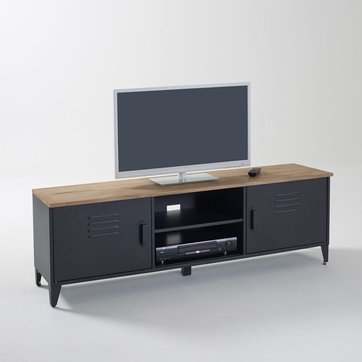 Meuble Tv Meuble Tv Design Blanc D Angle En Solde La Redoute