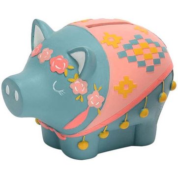 Dailyinshop /® en Bois TV en Forme de Tirelire Enfants Chambre D/écor Tirelire Vent Nordique Artisanat Ornement De No/ël Cadeaux