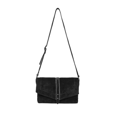 Sac à main daim noir | La Redoute sac à main noir suedine